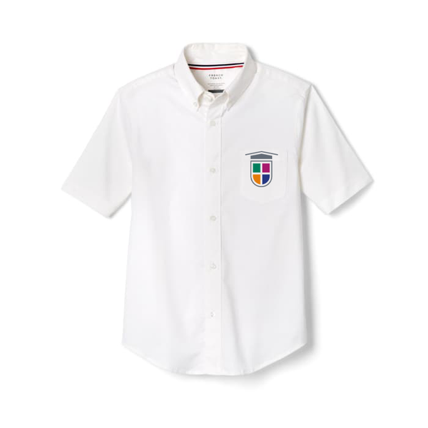 KPCA White Short Sleeve Oxford Shirt