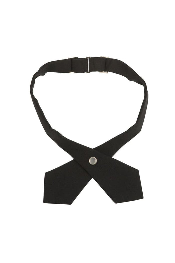 TIE: BLACK CROSSOVER TIE