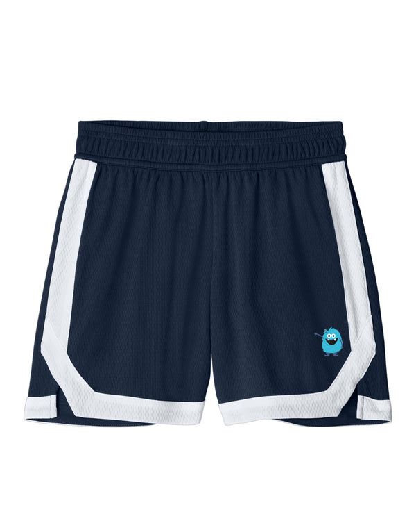 Navy Blue and White P.E Short
