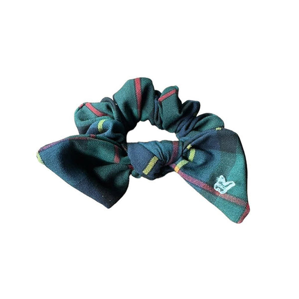 Scottish Fabric Bow Pony Tail Hair Elastic