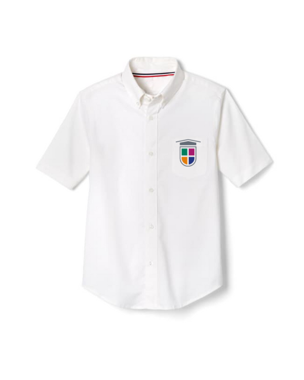 KPCA White Short Sleeve Oxford Shirt