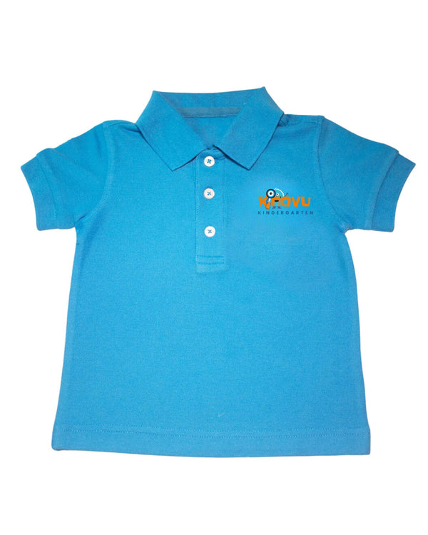 Kinovu Kindergarten Turquoise Short Sleeve Pique Polo